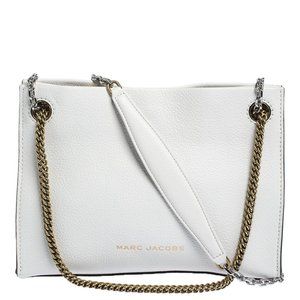 Marc Jacobs white leather bag